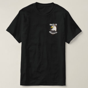 Bald är en vacker patriotisk amerikansk Eagle-gå T Shirt