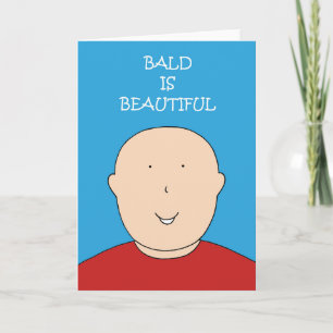 Bald är en vacker Tecknad Kort