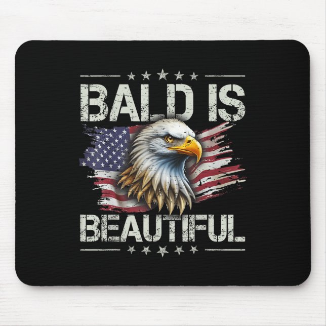 Bald är vacker 4 juli Independence day Ame Musmatta (Framsidan)