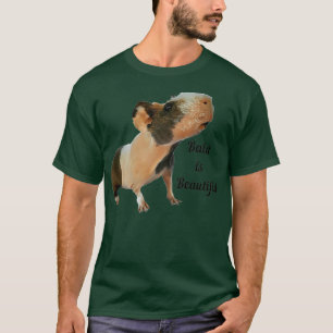 Bald är vacker smala gris t shirt