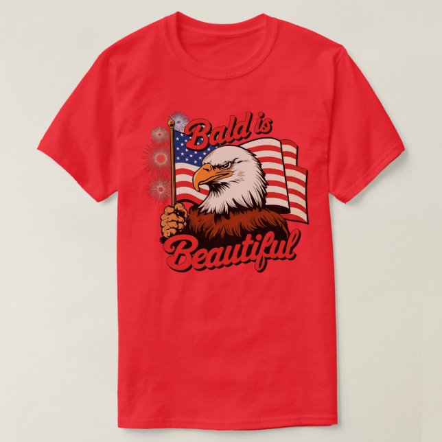 Bald är vacker t shirt (Design framsida)