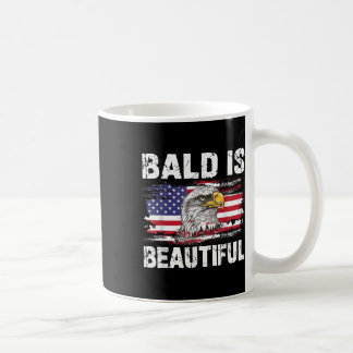 Bald är vackert 4 juli Independence day-balen Kaffemugg
