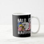 Bald är vackert 4 juli Independence day-balen Kaffemugg<br><div class="desc">Bald är vacker 4 juli Independence day 6 Örn</div>