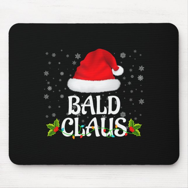 Bald Claus Christmas Lights Santa Pajama Family Ma Musmatta (Framsidan)