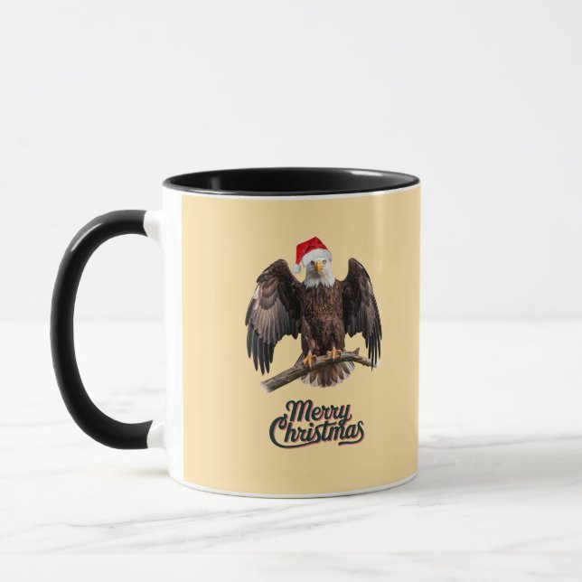 Bald Eagle Christmas Mugg (Vänster)