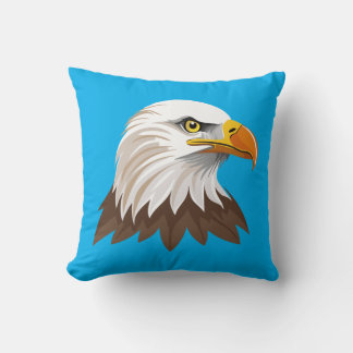 Bald eagle head kudde