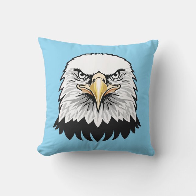 Bald eagle head kudde (Framsida)