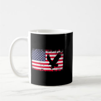 Bald Eagle Usa Flag Patriotic Fourth Of July Dom Kaffemugg