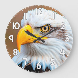 Bald Eagle Wall Clock – American Eagle Wildlife Na Stor Klocka