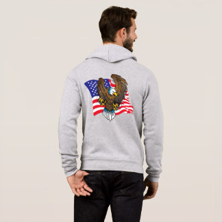 Bald Eale och American Flagga T Shirt