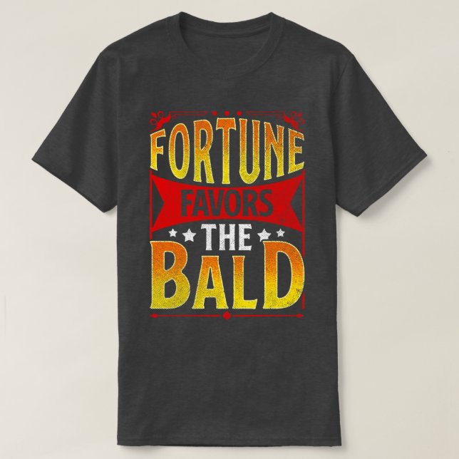 Bald Guy Balness är en futtig vän till Bald T Shirt (Design framsida)