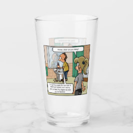 Bald Head Island Lund Lung Drinking Glass Glaskopp