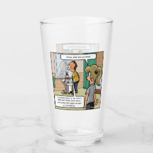 Bald Head Island Lund Lung Drinking Glass Glaskopp