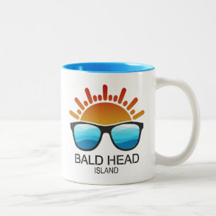 Bald Head Island North Carolina Sunglasses Två-Tonad Mugg