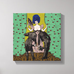 Bald Manar ~ 10 x 10,75 tjockt arbetsyta Canvastryck