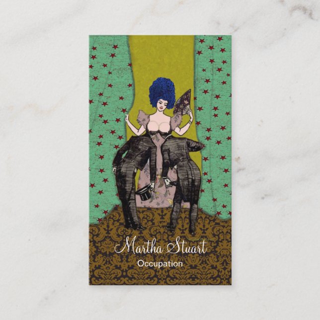 Bald Manar ~ Affärskort Visitkort (Framsida)