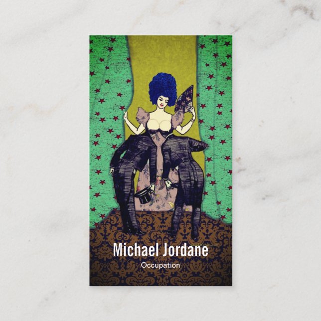 Bald Manar - Affärskortet Visitkort (Framsida)