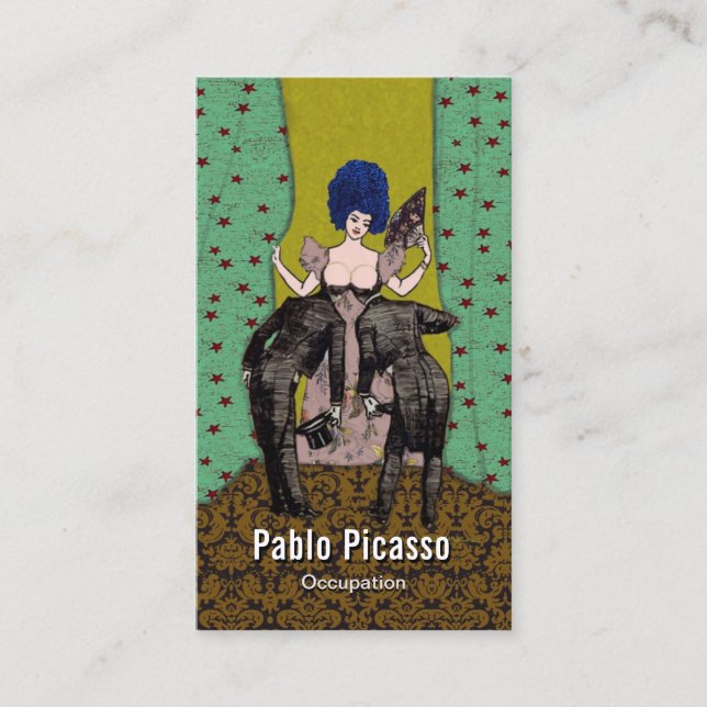 Bald Manar - Affärskortet Visitkort (Framsida)