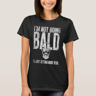 Bald Manar Beard Man Hair Loss Balding Pappa Baldi T Shirt