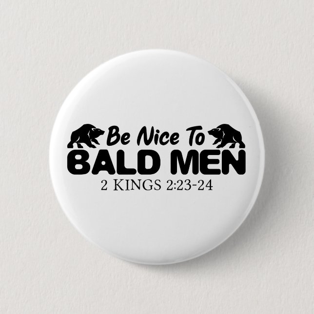 Bald Manar Christian Bible Verse Knapp (Framsida)