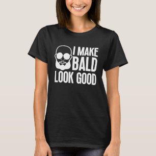 Bald Manar Hair-förlustutjämning Pappa Balans T Shirt