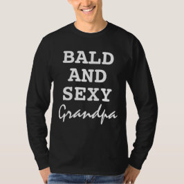 Bald- och sexkantig morfafetttypografi t shirt