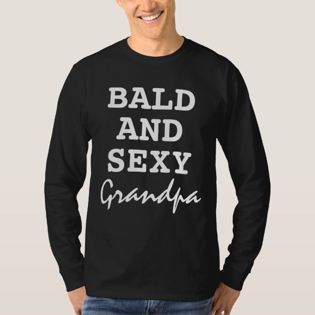 Bald- och sexkantig morfafetttypografi t shirt (Framsida)