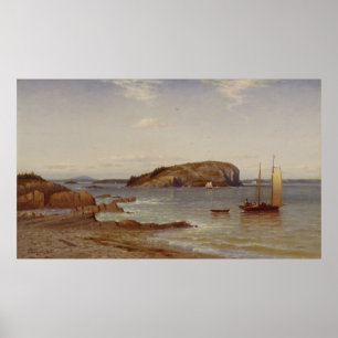 Bald Porcupine Island 1868 Poster
