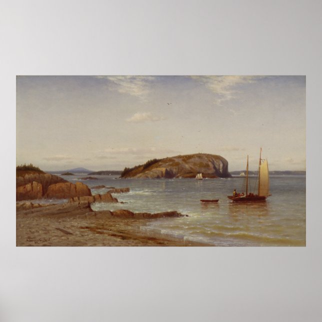 Bald Porcupine Island | 1868 Poster (Framsidan)