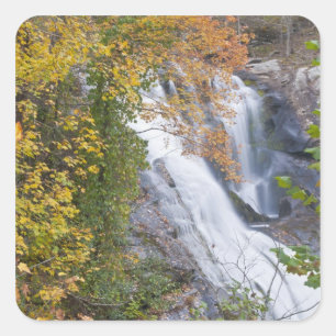 Bald River Falls Fyrkantigt Klistermärke