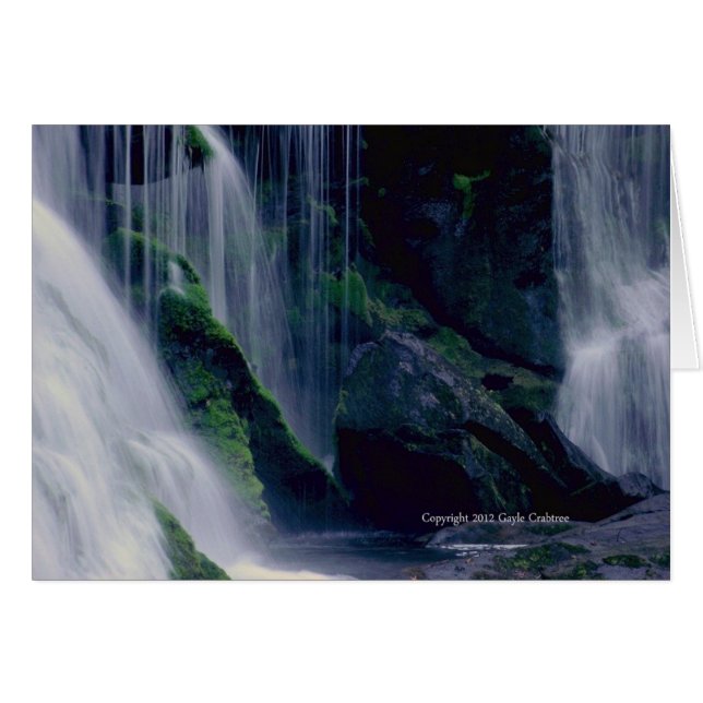 Bald River Falls, Tennessee OBS Kort (Framsidan Horizontal)