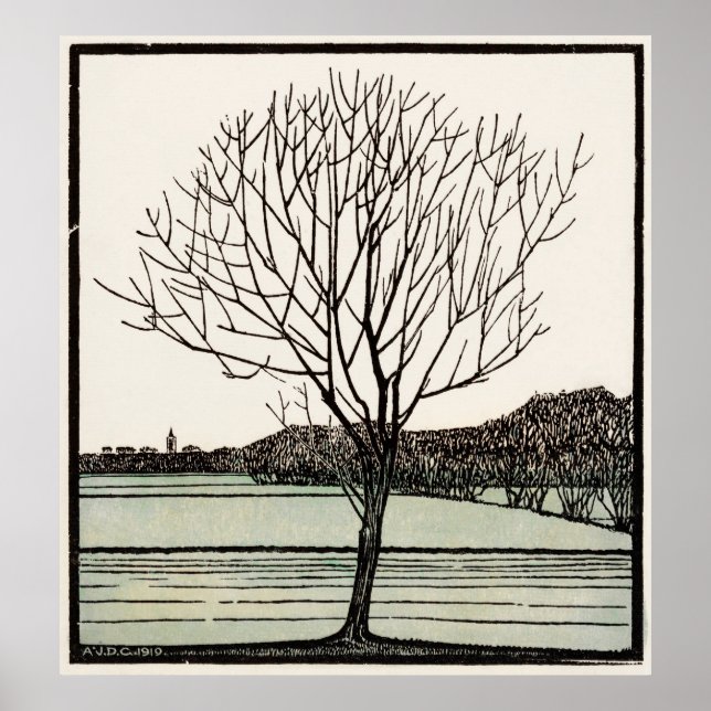 Bald Träd Poster (Framsidan)