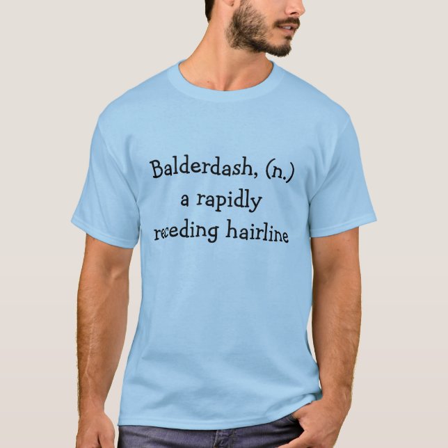Balderdash (N.) en recedingsnabbt fin T Shirt (Framsida)