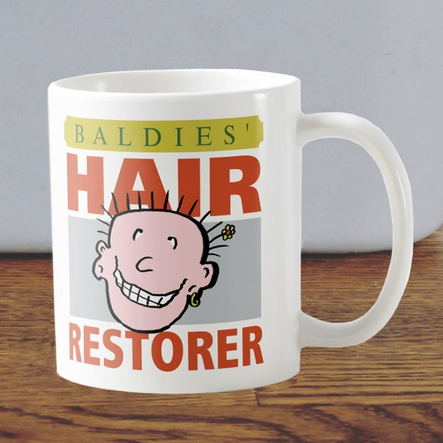 Baldies Hair Restore Kaffemugg (Skapare uppladdad)