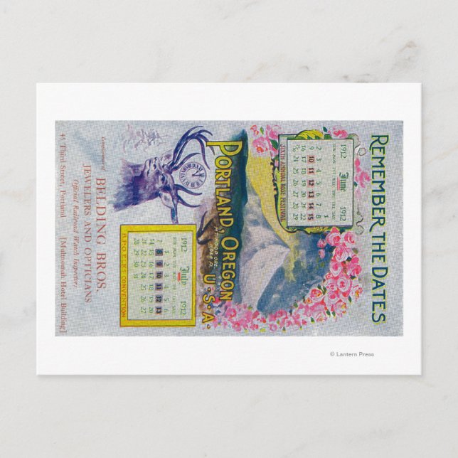 Bäldrabros. Reklam för judendom Vykort (Framsida)