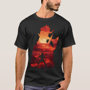 Baldurs Grind 3 - Karlach Negativ Illusion T Shirt