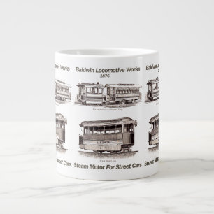 Baldwin ångmotor för gatubilar 1876 Jumbo-mugg Jumbo Mugg