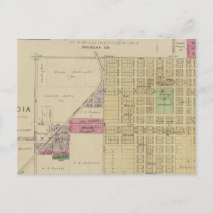 Baldwin City, Douglas County Kansas Vykort