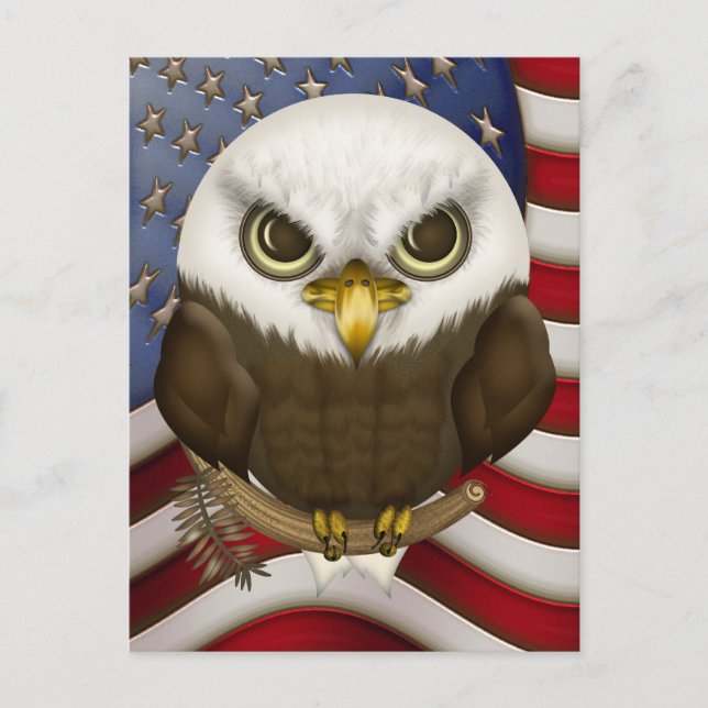 Baldwin Cute Örn Vykort (Framsida)