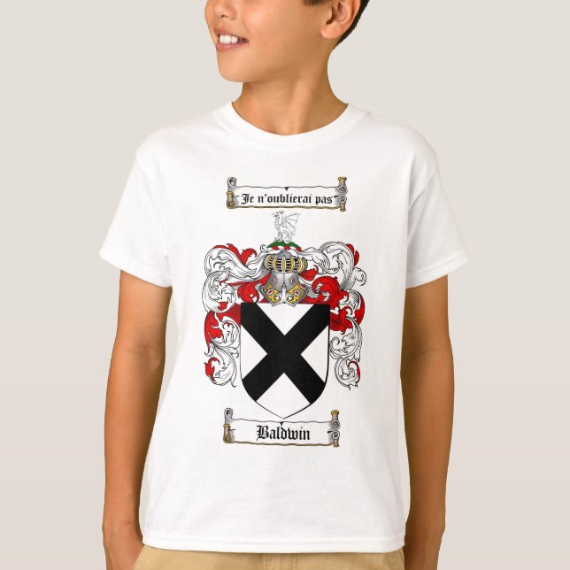 BALDWIN-FAMILJVAPENSKÖLD - BALDWIN-VAPENSKÖLD T SHIRT (Framsida)