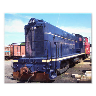 Baldwin Locomotive Works-B&O Locomotive 412 Fototryck
