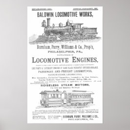 Baldwin Locomotive Works-lok Poster