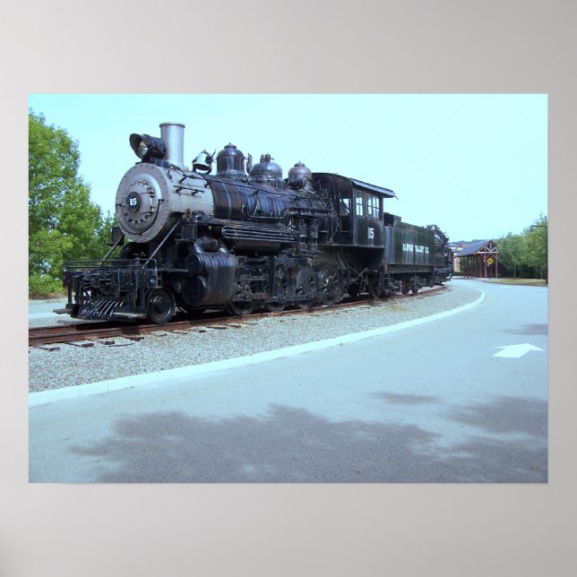 Baldwin Locomotive Works nr 15 - Rahway Valley RR Poster (Framsidan)