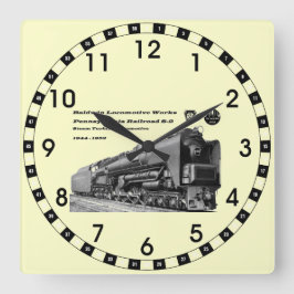 Baldwin Locomotive Works S-2 PRR ångturbin Fyrkantig Klocka