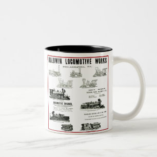 Baldwin Locomotive Works Två-Tonad Mugg