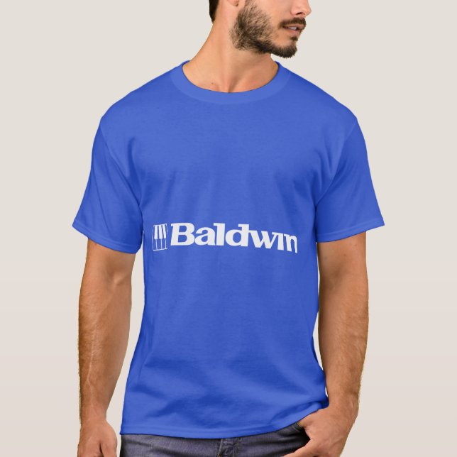 Baldwin Piano Tangentbord Brands T Shirt (Framsida)