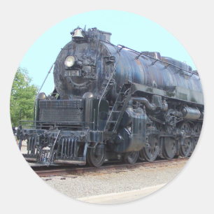 Baldwin- Reading Railroad Locomotive 2124 Runt Klistermärke