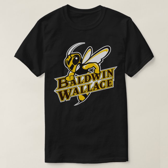 Baldwin Wallace Gult Jacka klubb T Shirt (Design framsida)