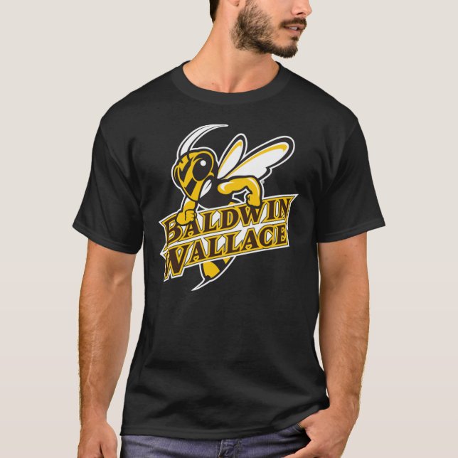 Baldwin Wallace Universiteten-gulvästar Classic T T Shirt (Framsida)
