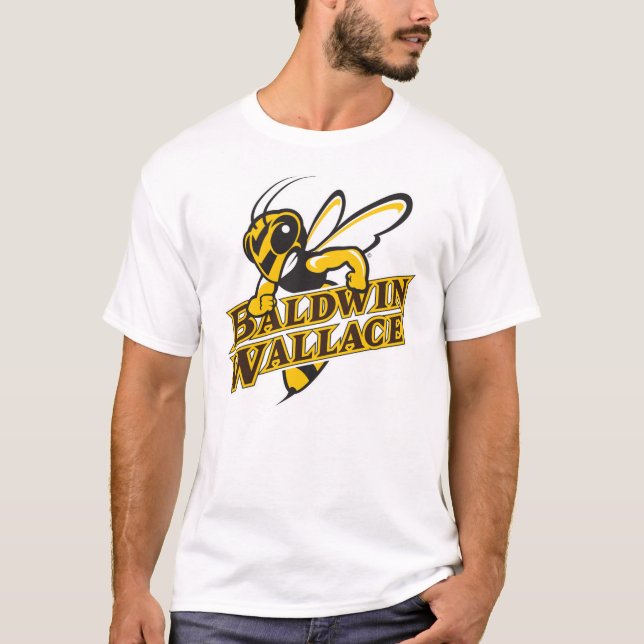Baldwin Wallace Universiteten-jellowjackets Sticke T Shirt (Framsida)